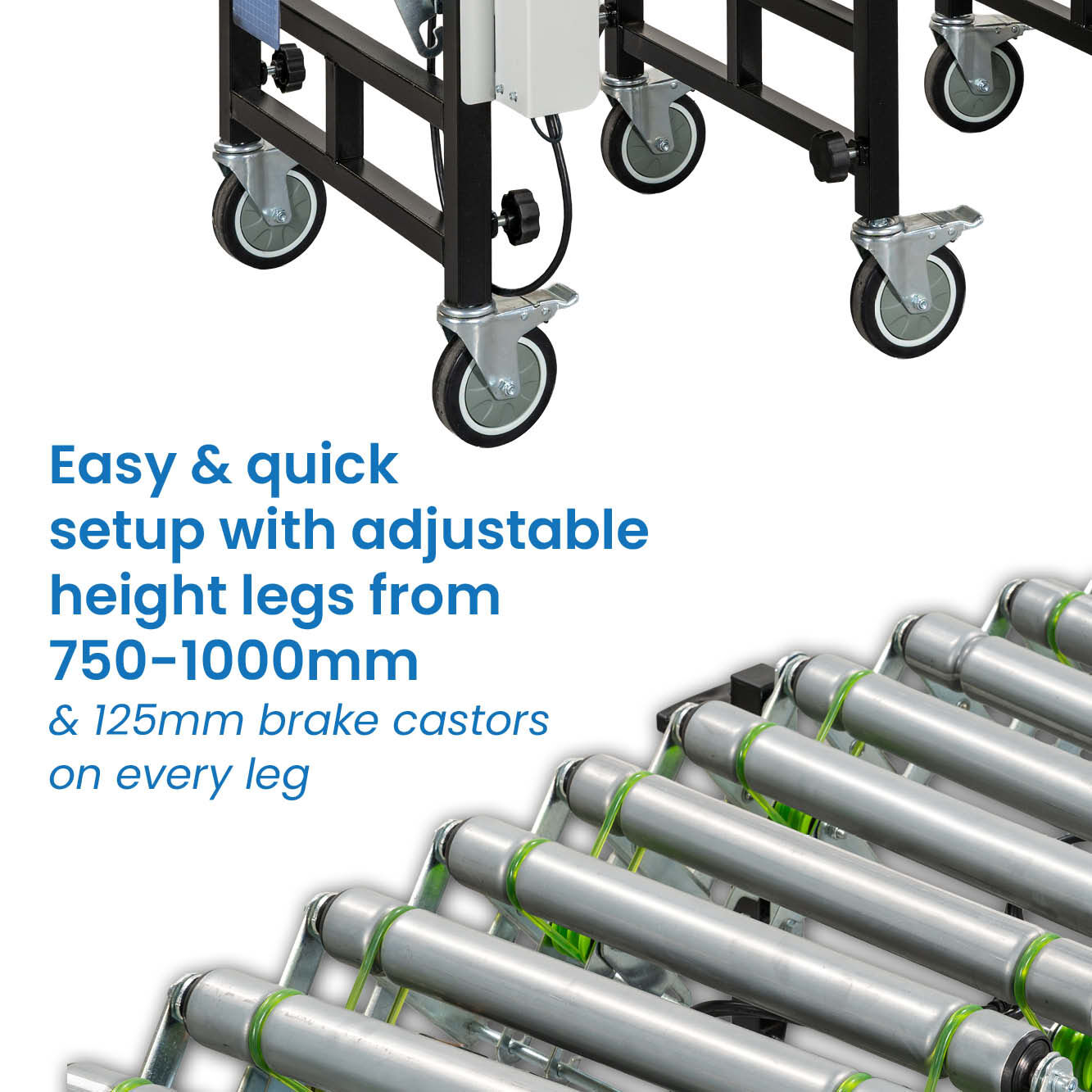 Electric Expandable Conveyors - 460mm (Daisy Chainable)