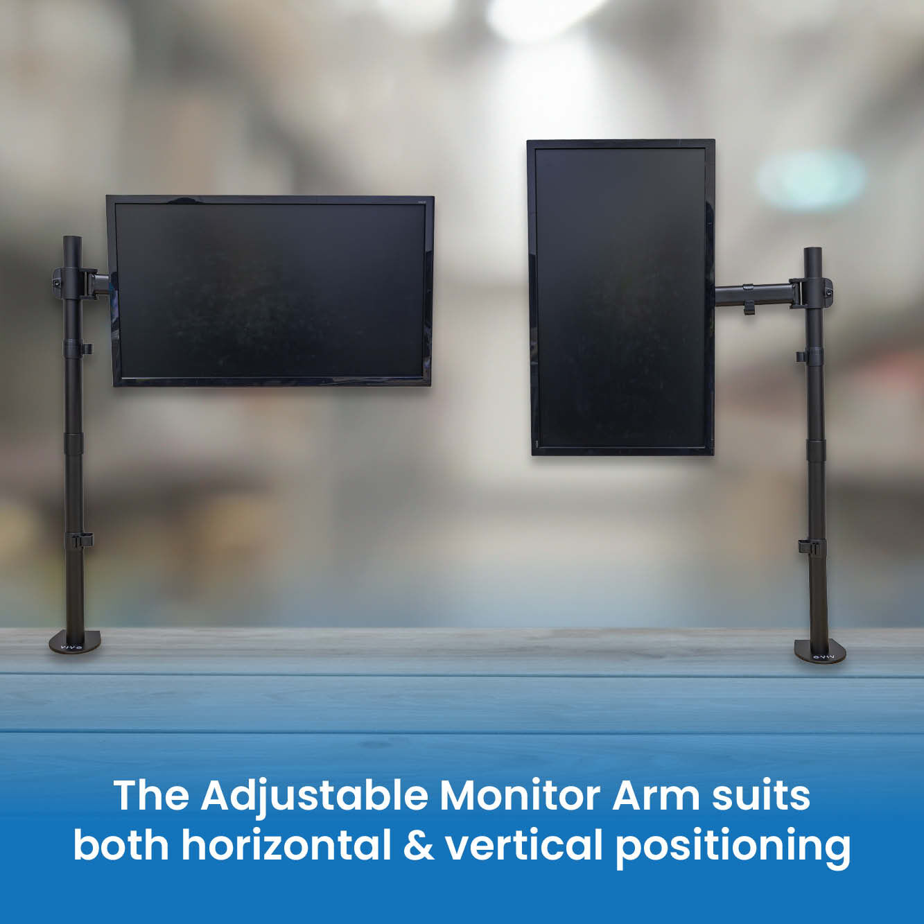 Adjustable Single Arm Monitor Stand