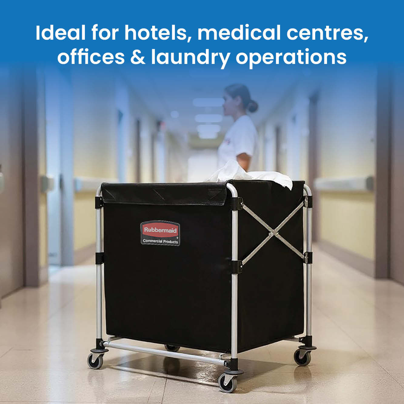 Rubbermaid Collapsible X-Cart - 300L