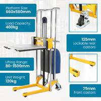 Electric Fork  Stacker - 400kg capacity