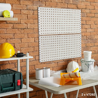 Wall Mounted Louvre Panel & Square Hole Boards & Accessories