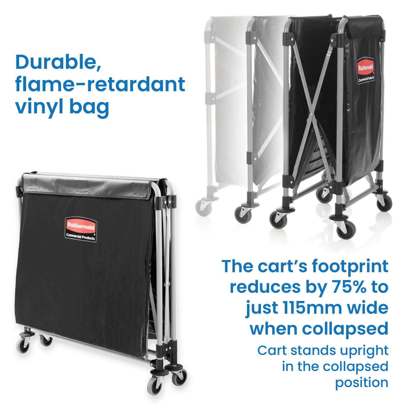 Rubbermaid Collapsible X-Cart - 300L