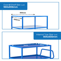 4 Tier Steel Trolley