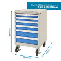 Stormax Industrial Tooling Cabinet on Wheels