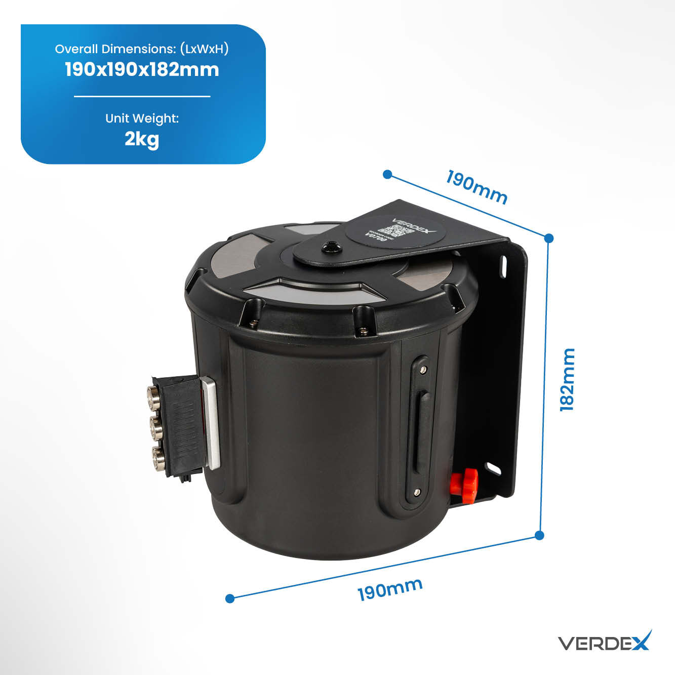 20m Retractable Belt Barrier - Red/White 