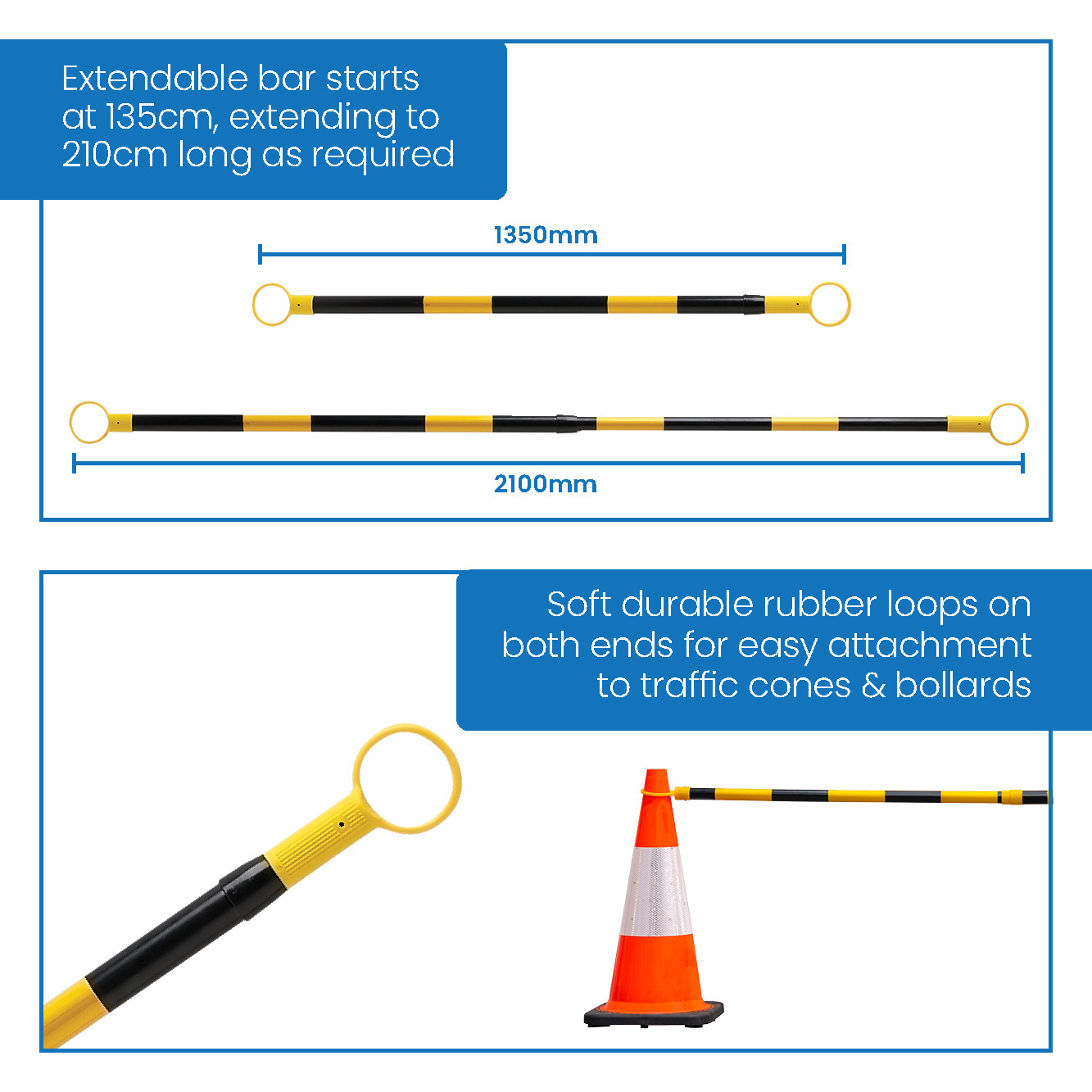 Traffic Cone - Extension bar