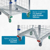 4 Sided Roll Cage Trolley