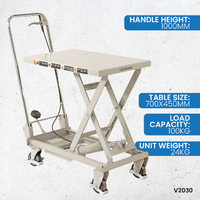Aluminium Scissor Lift Trolley