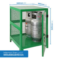 Fork Gas Storage Cage - 4 Cylinders