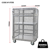 Heavy Duty Security Cage (with doors & roof)