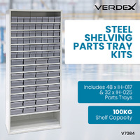 Steel Shelving Parts Tray Kits