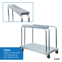 Panel Cart with Adjustable Load Bars (Pneumatic Castors)