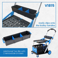 V-Cart Folding Plastic and Aluminium Trolley