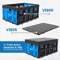 V-Cart Folding Plastic and Aluminium Trolley