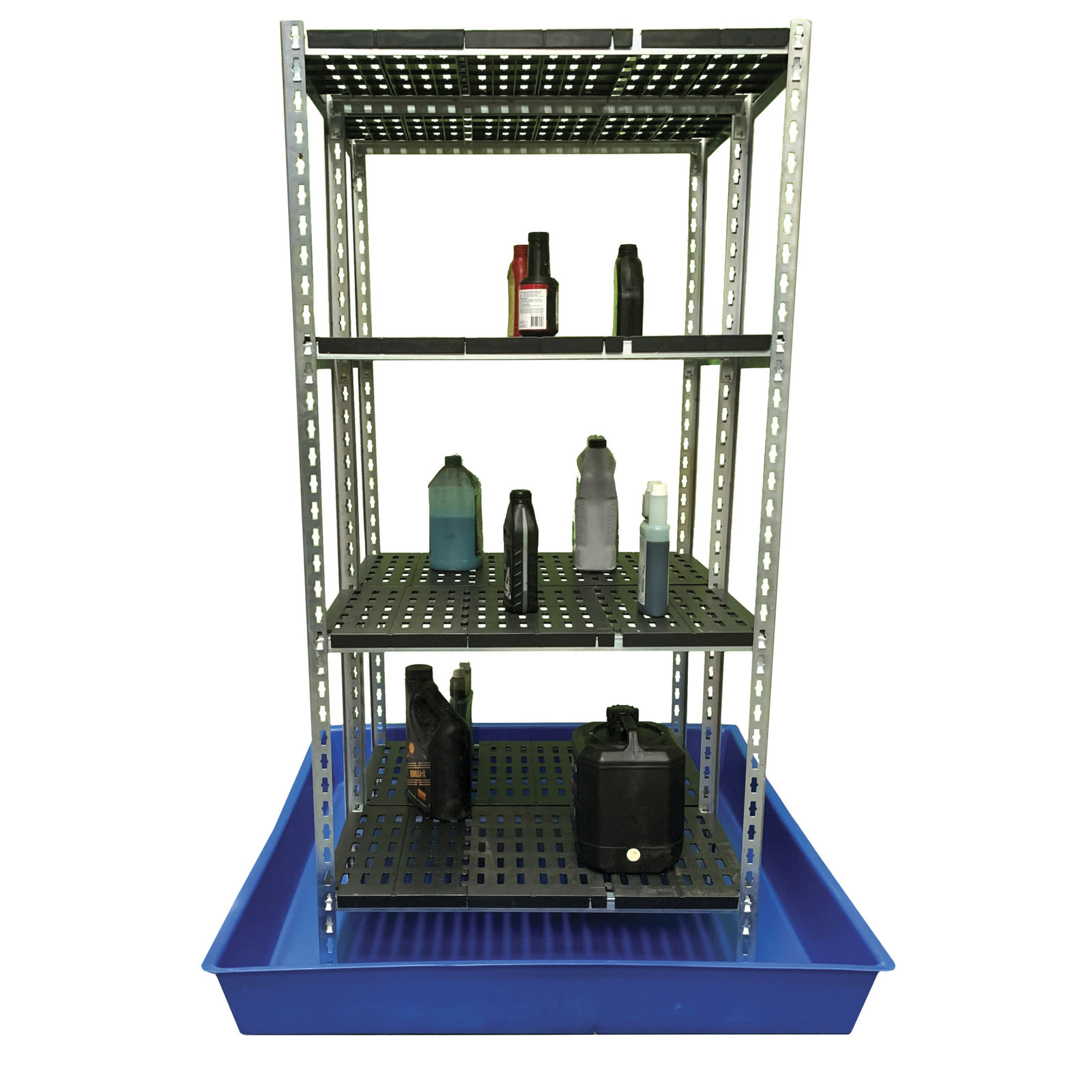 Bunded Shelving Set (double depth) -300L
