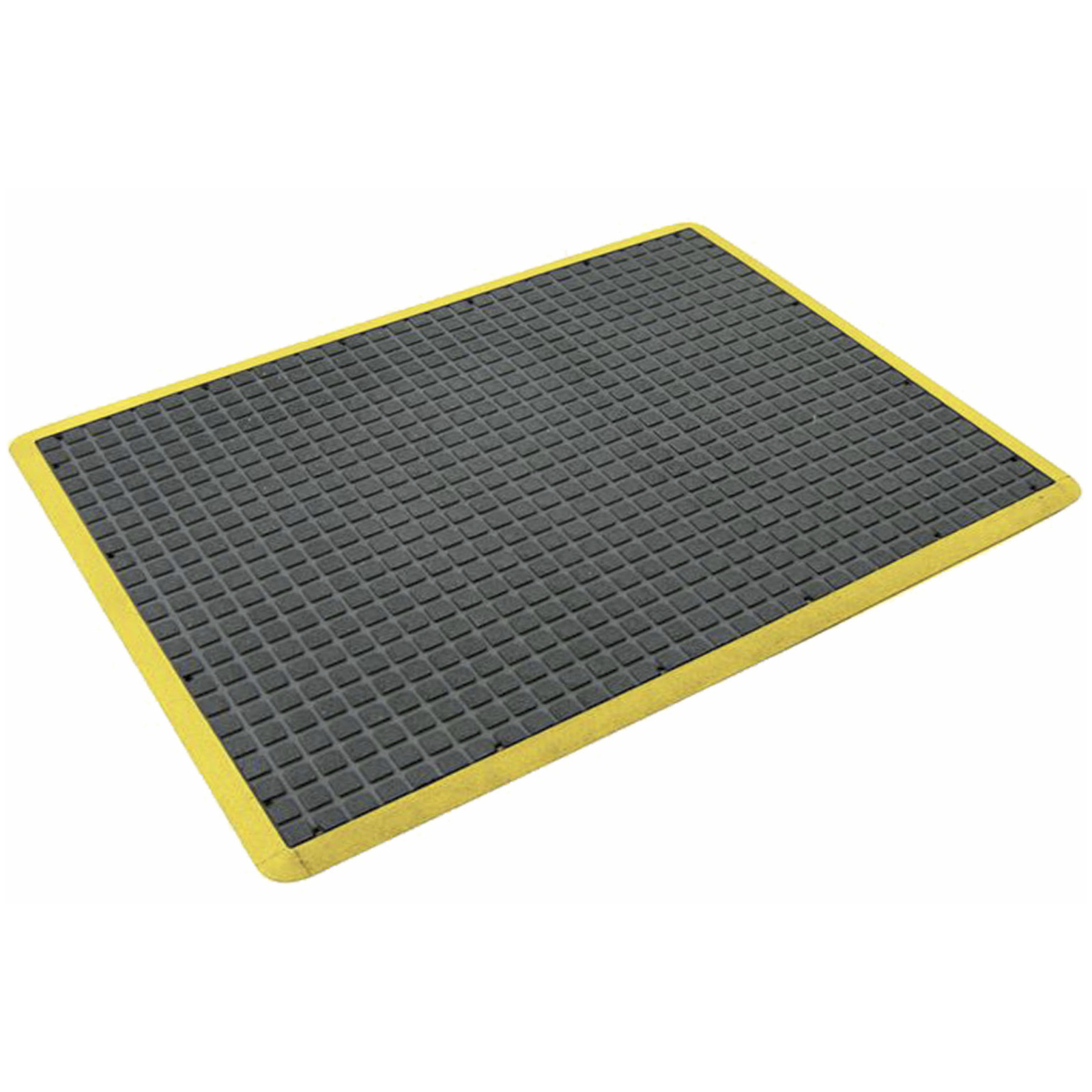 Anti-fatigue Comfi Tred Mat 900-1200mm - Black with Yellow Border