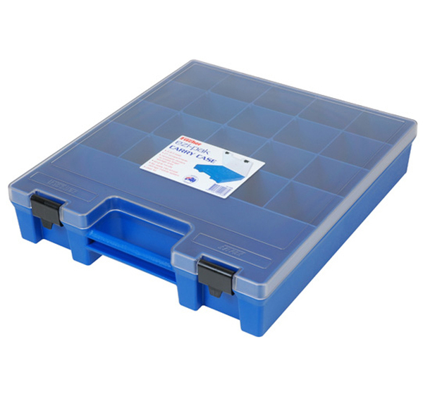 Ezi-Pak Accessory Case - Blue (with clear lid)
