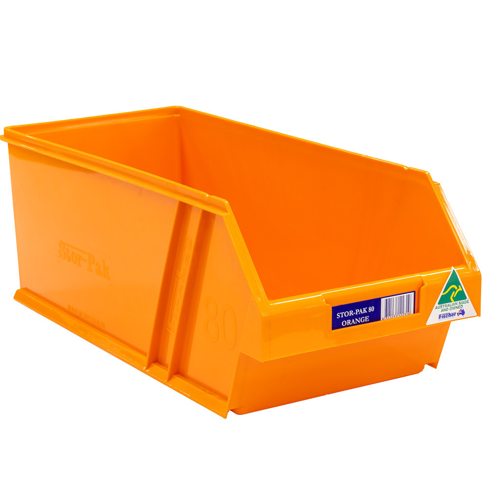 Stor-Pak No. #8 (200x440x165mm) WxDxH -ORANGE	