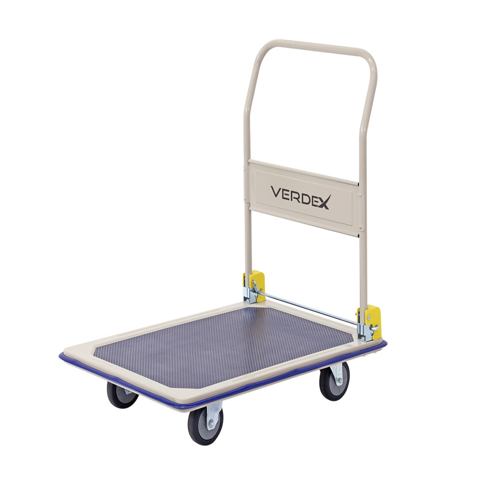 1 Folding Handle Platform Trolley 880x580mm