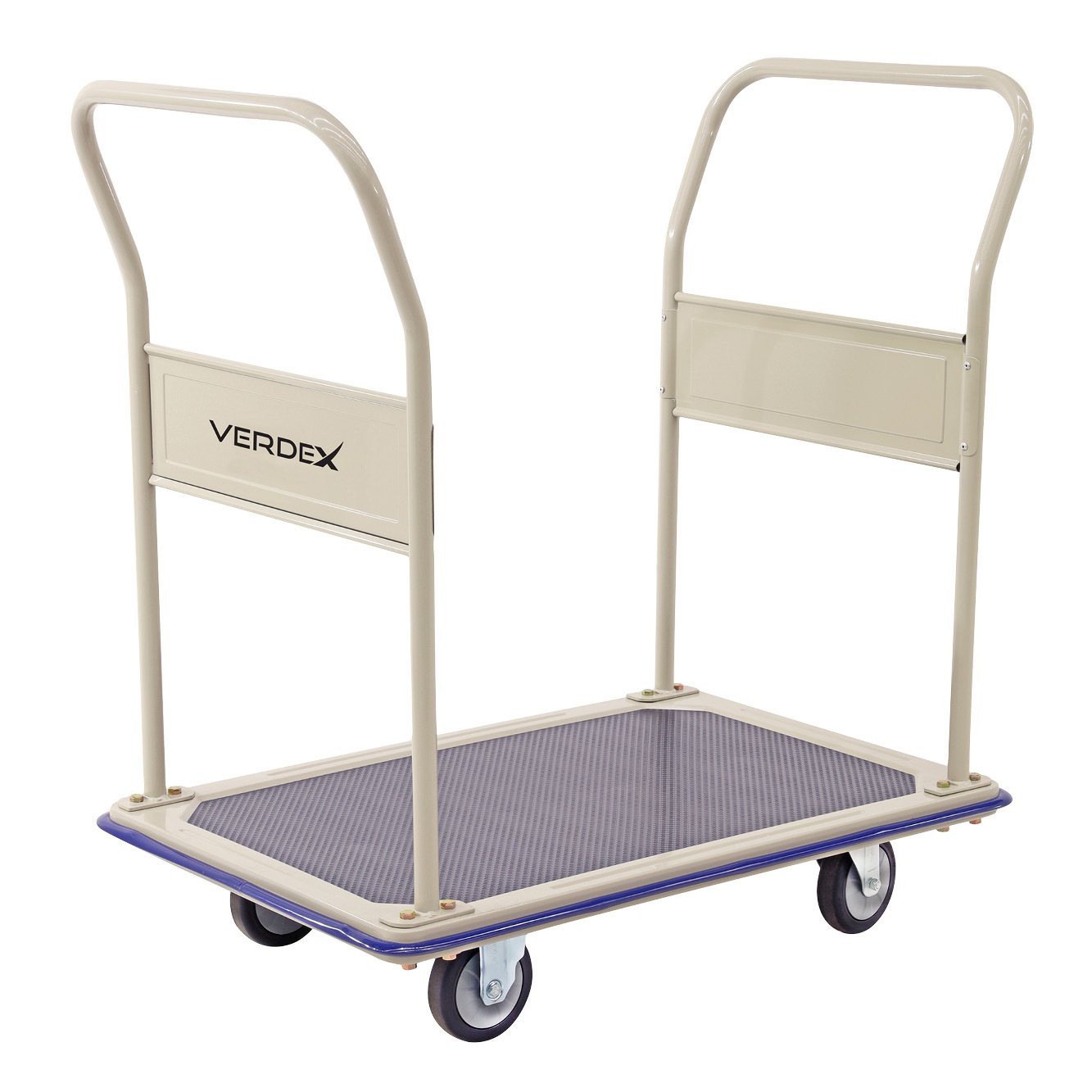 2 Fixed Handle Platform Trolley 880x580mm