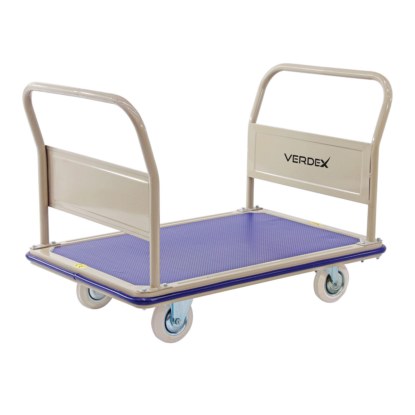 2 Fixed Handles Large Platform Trolley (1150x750mm)