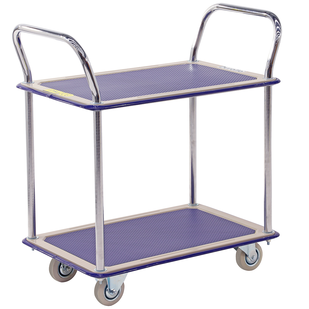 2 Tier Platform Trolley - 120kg Capacity