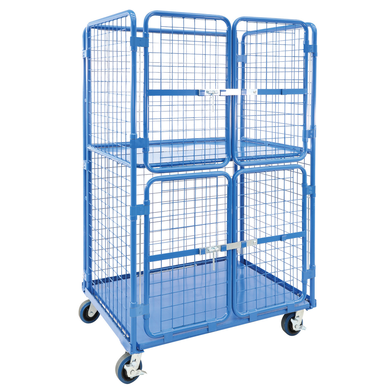 Heavy Duty Goods Trolley (with fold down shelf)