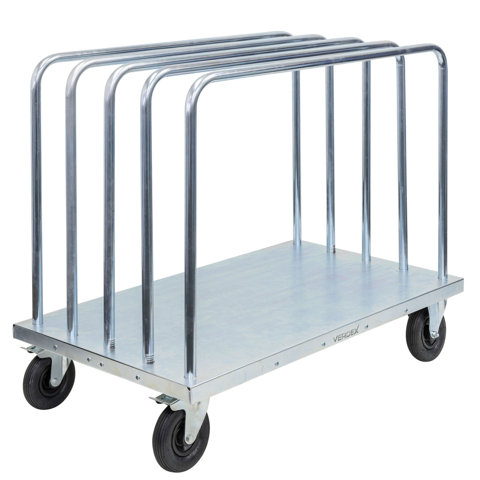 Panel Cart with 5 Adjustable Load Bars (Flat Free Castors)