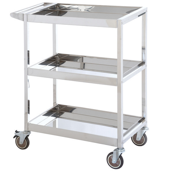 3 Tier Stainless Steel Trolley