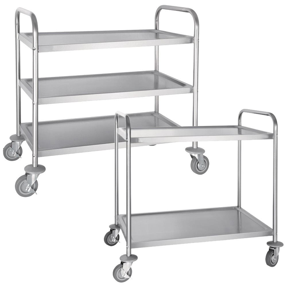 3 Tier Stainless Steel Utility Cart