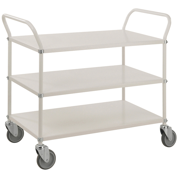 3 Tier Multi Shelf Trolley - White
