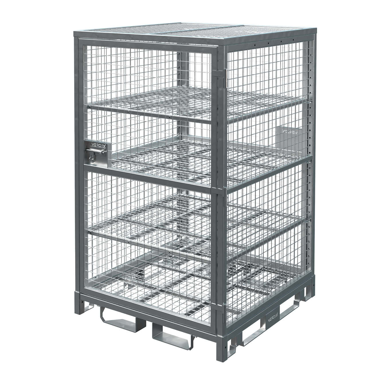Configurable Full Height Lockable Cage with Shelves