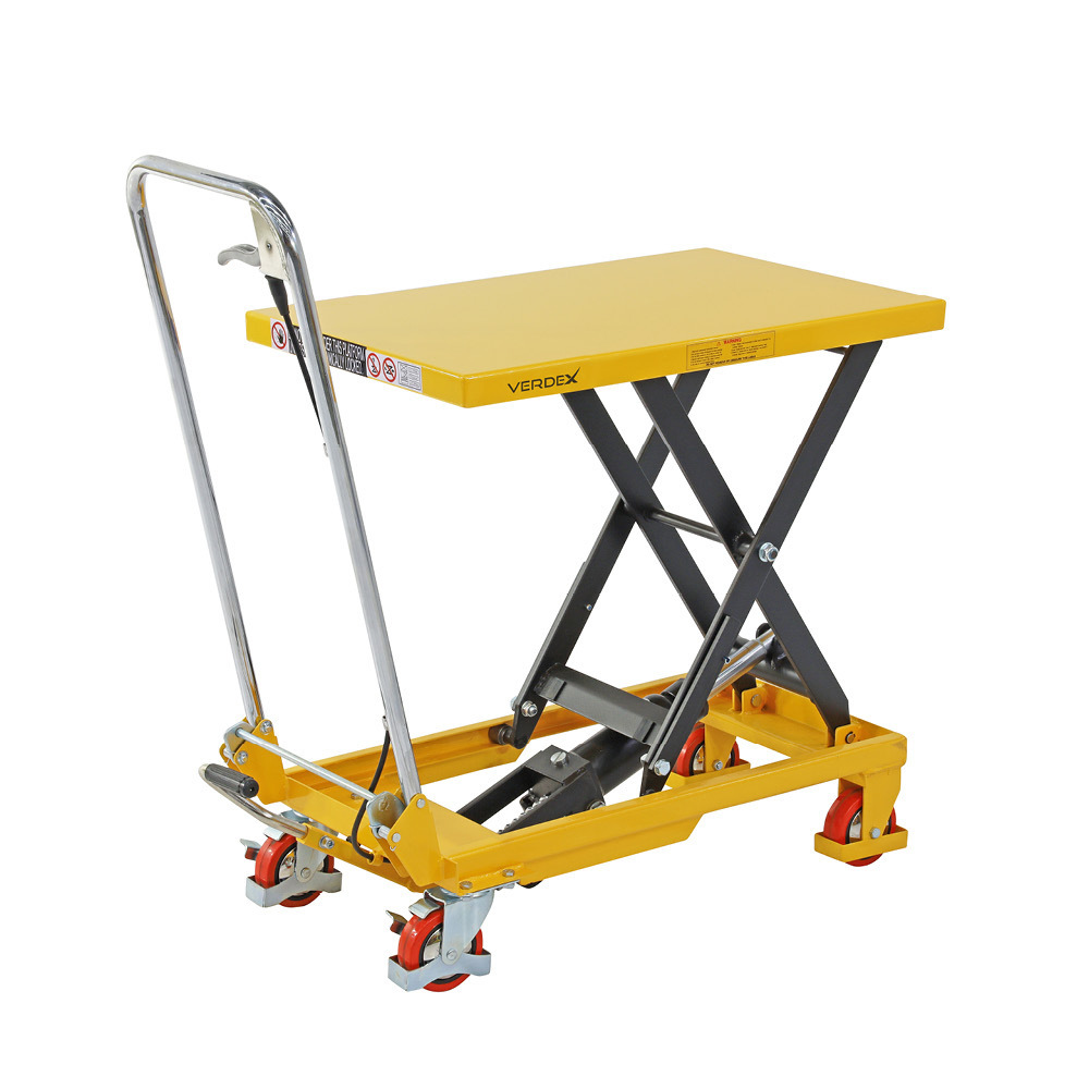 Scissor Lift Trolley 700x450mm (150kg capacity) - Single Scissor