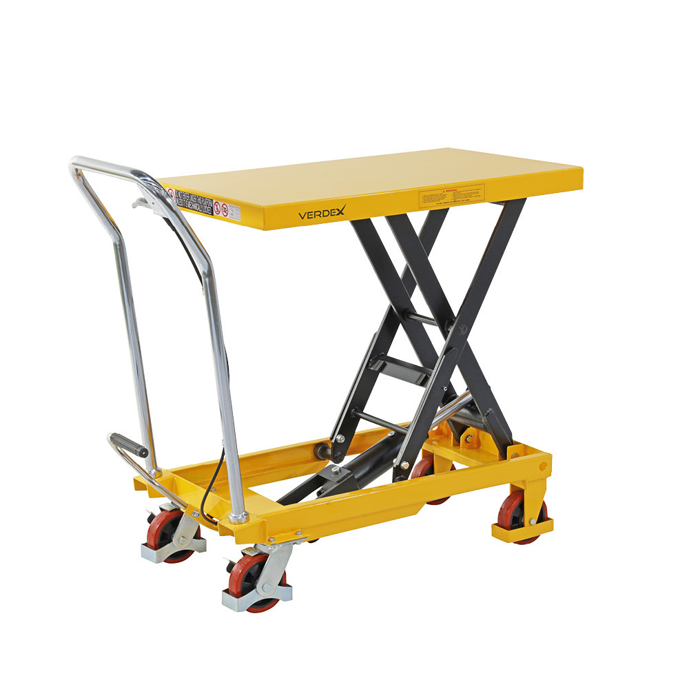 Scissor Lift Trolley 850x500mm (300kg capacity) - Single Scissor