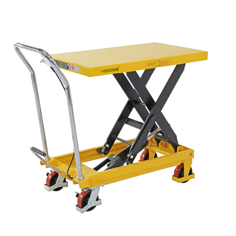 Scissor Lift Trolley 850x500mm (500kg capacity) - Single Scissor
