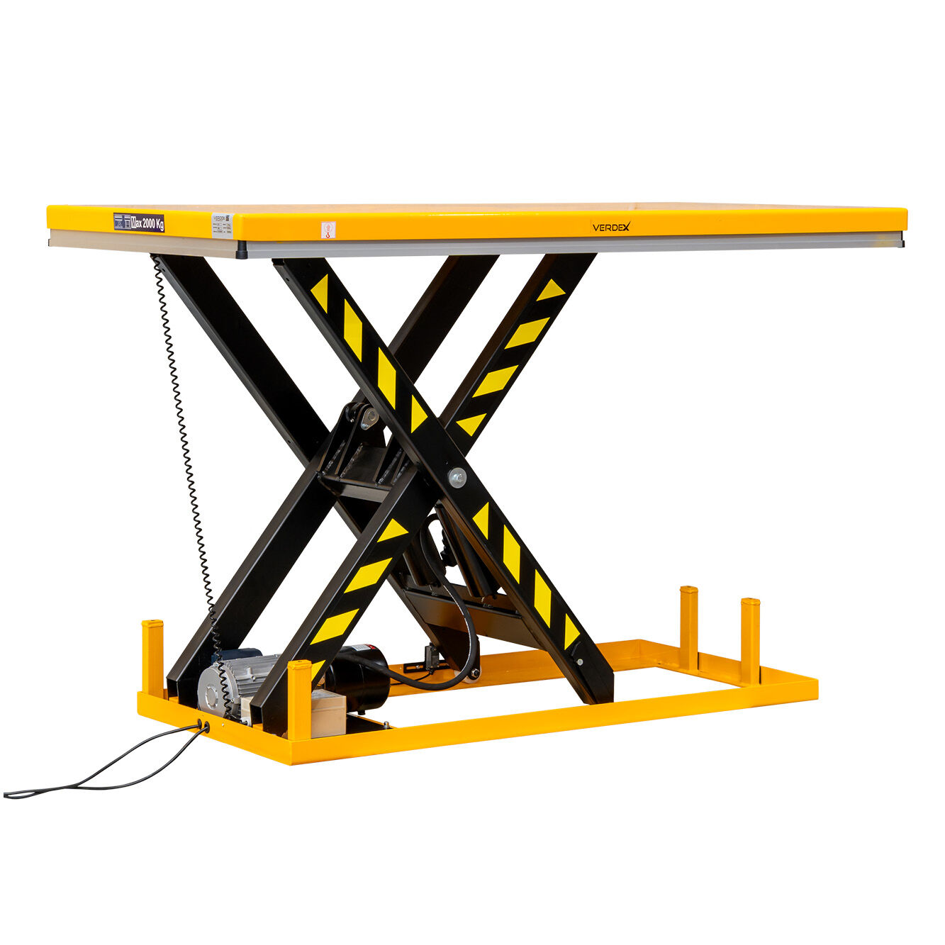 Single Scissor Electric Lift Table 2000kg (850x1300mm)