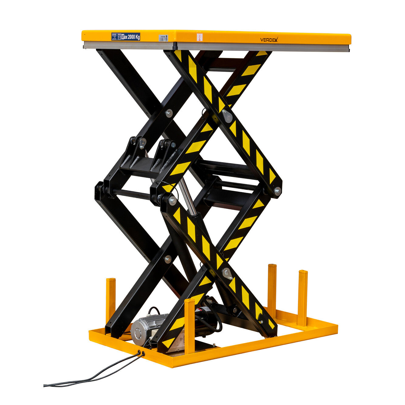 Double Scissor Electric Lift Table - 2000kg capacity