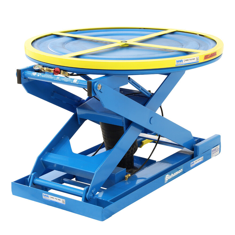 Bishamon Pneumatic Rotating Pallet Positioner