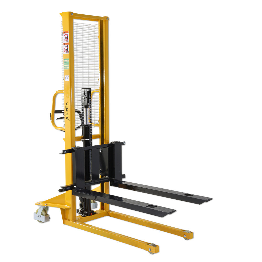 Standard Leg Fork Stacker - 500kg capacity (Yellow)