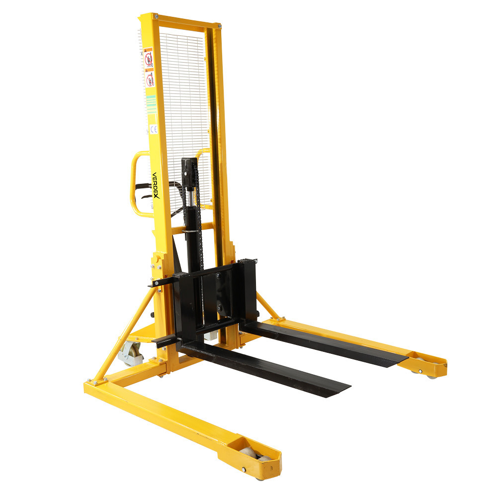 Straddle Leg Fork Stacker - 500kg capacity (Yellow)