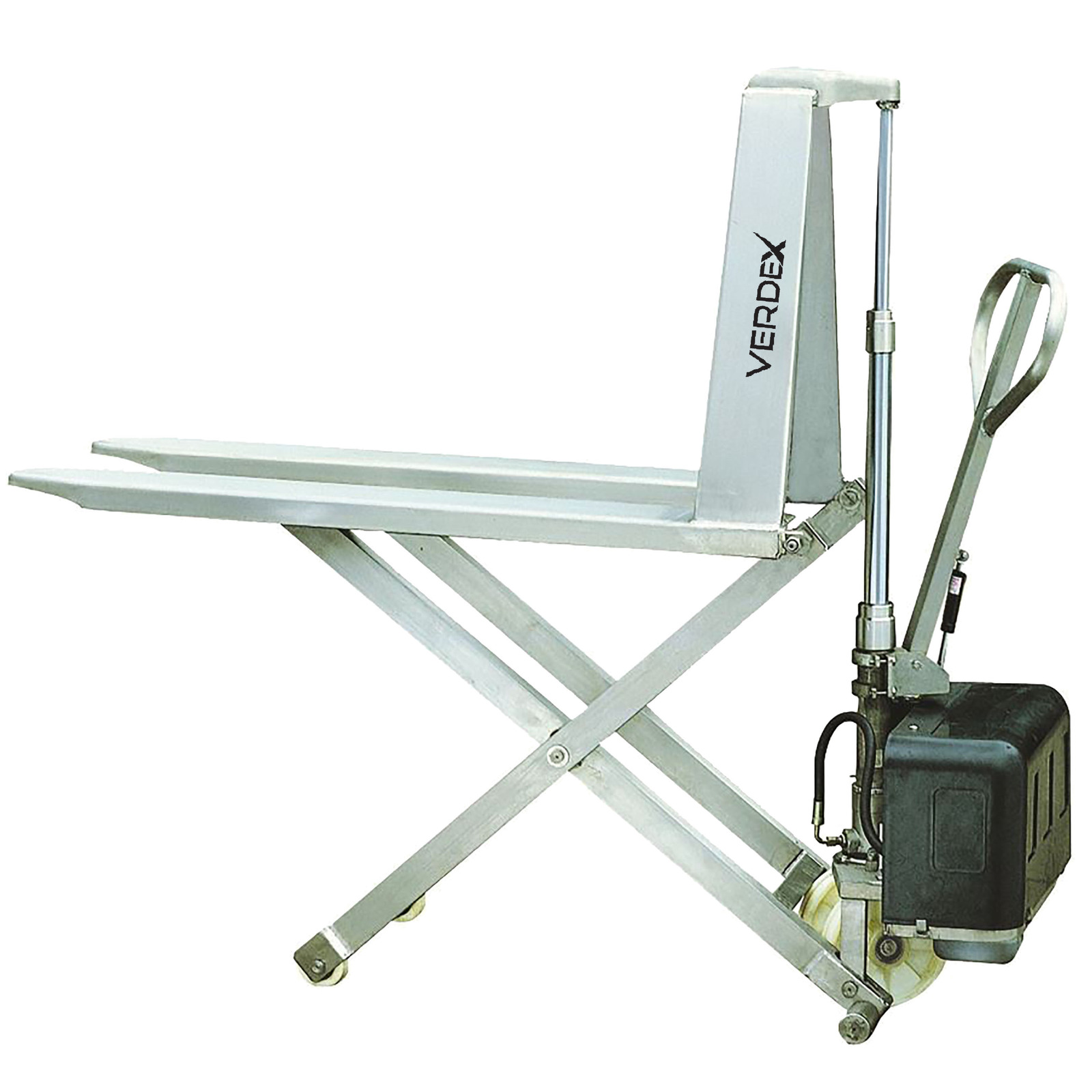 Stainless Steel Hi-Lift Pallet Truck - Electric (685mm wide)