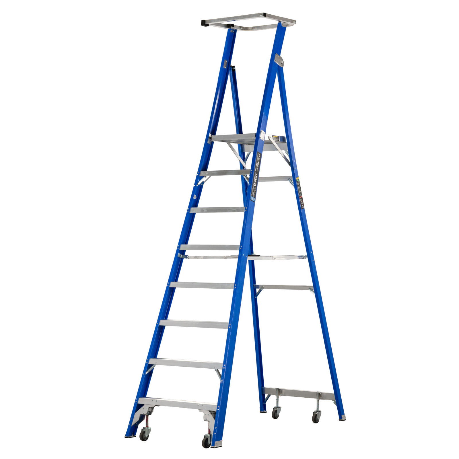 Fibreglass Industrial Platform Ladder - 8 Step (2320mm platform height)