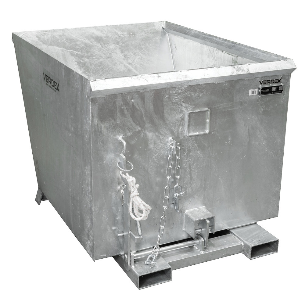 Forklift Tipping Bin - 1100L (with Release Mechanism)