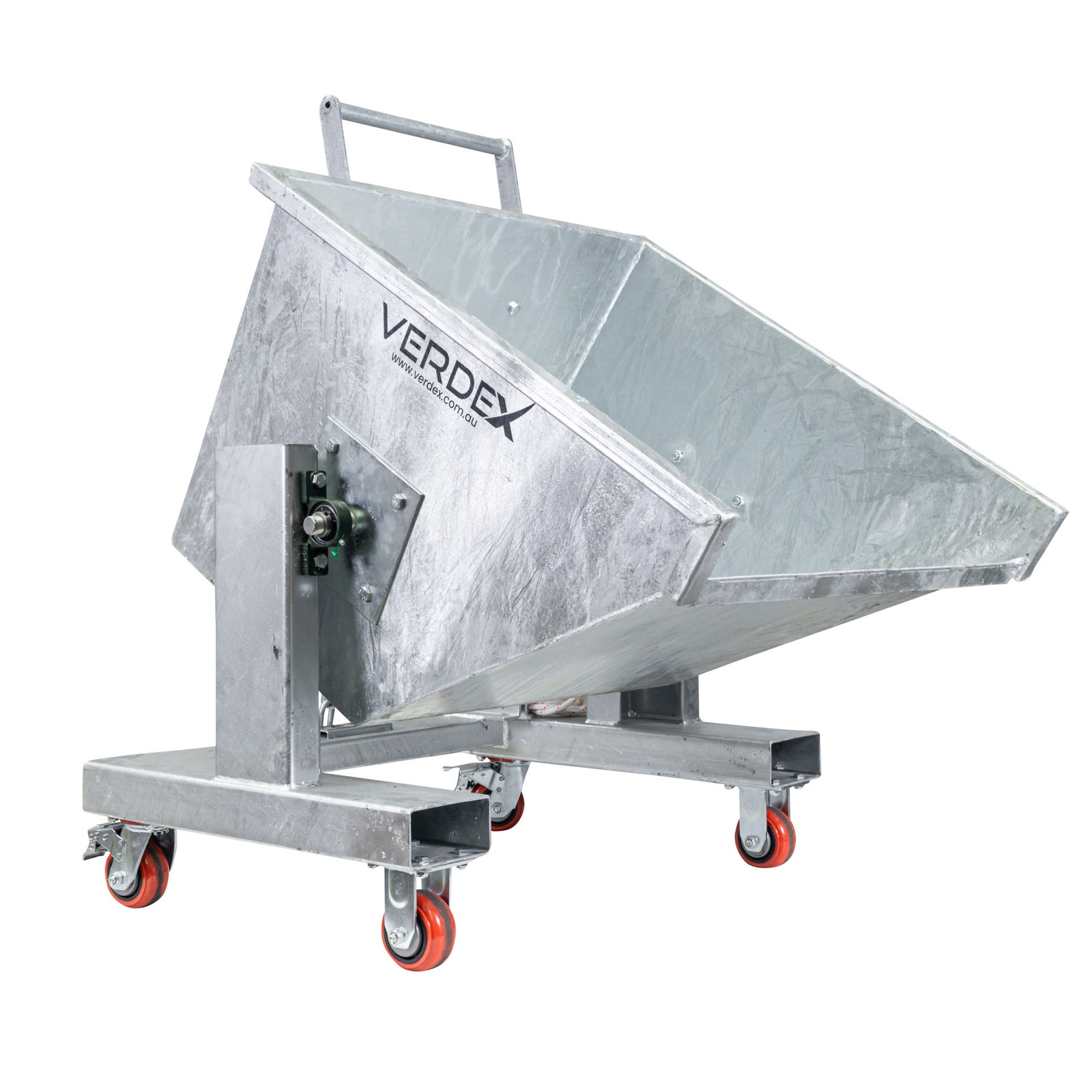 300L Waste Tipping Bin (Galvanised)