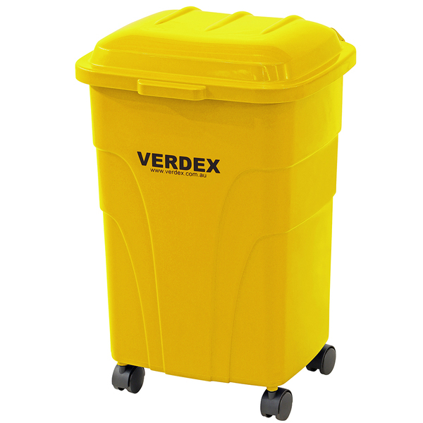 70L Garbage Bin - Yellow