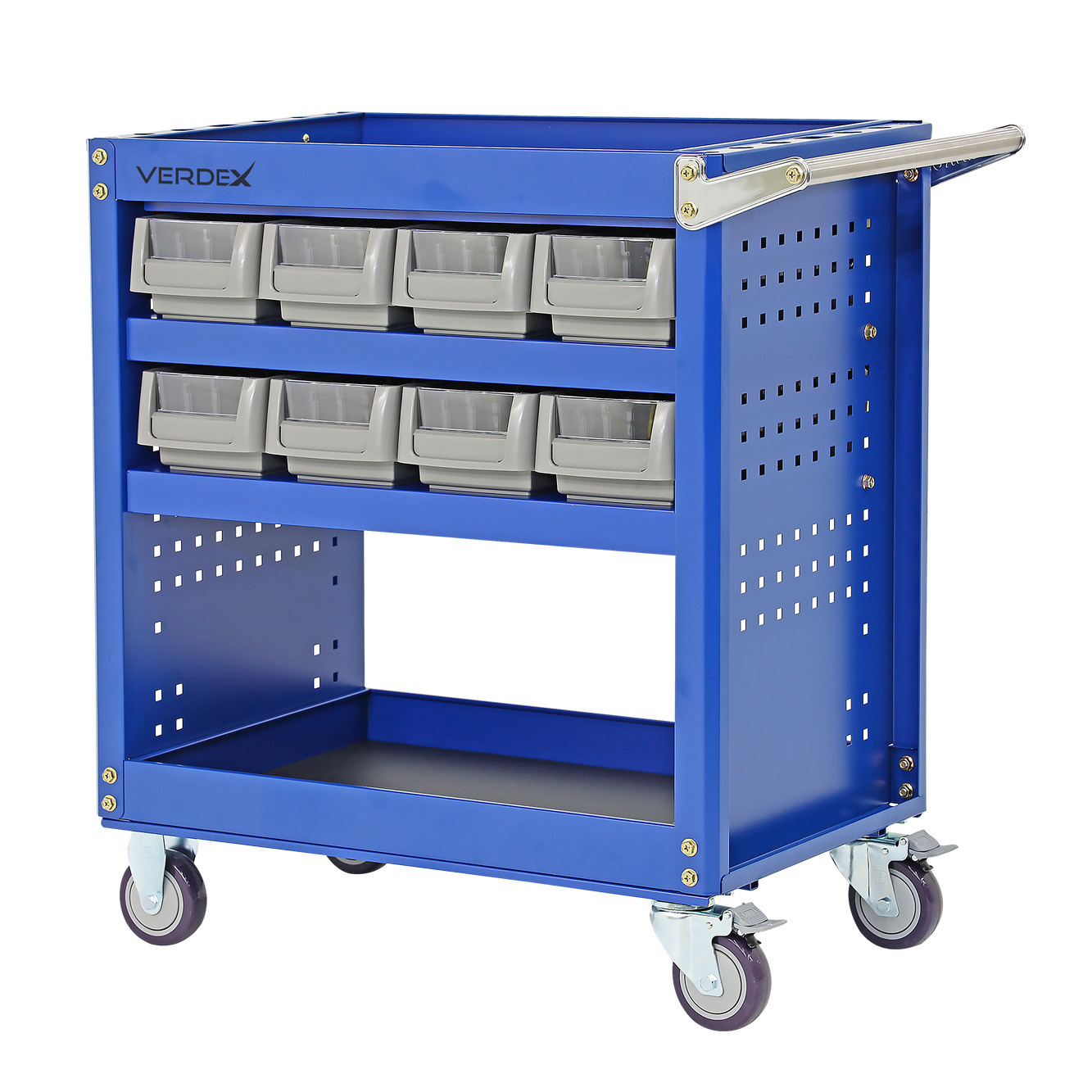 Parts Bin Trolley - 8 Bins