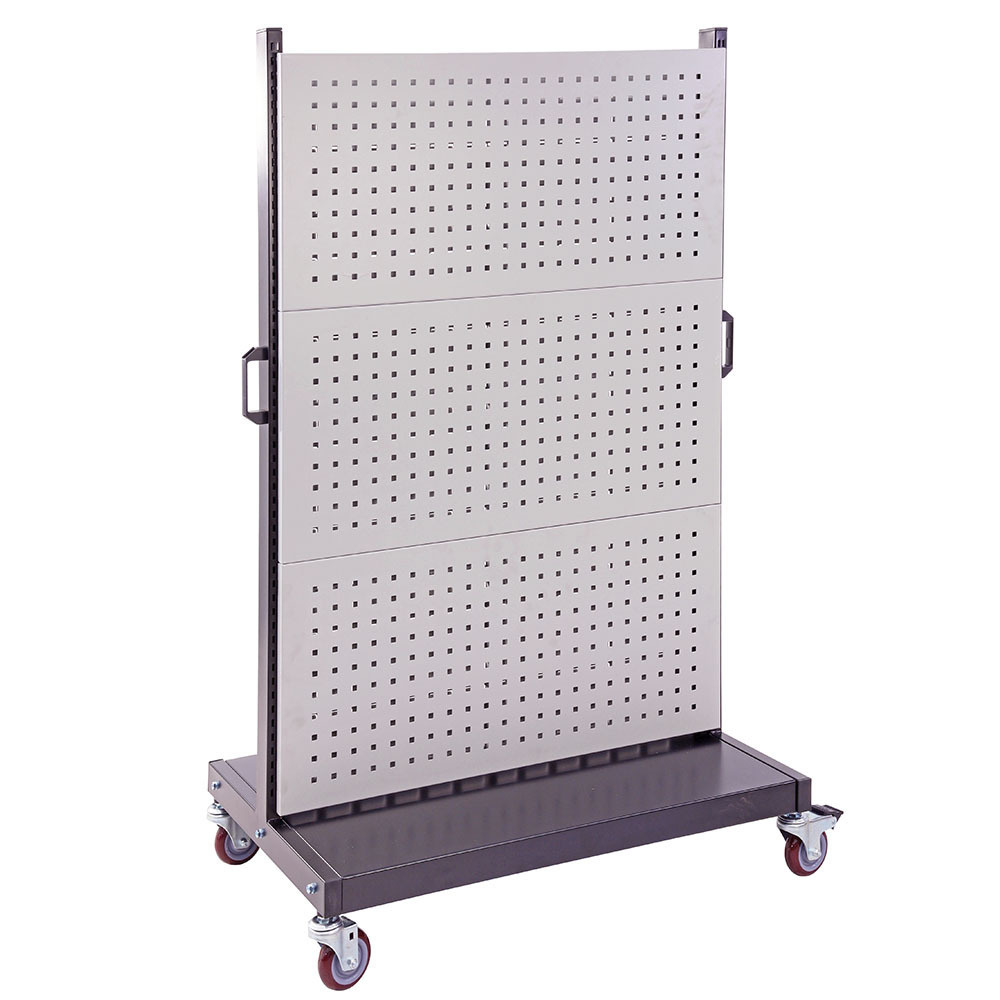 Square Hole Pegboard Panel Trolley - 1040x980x1540mm