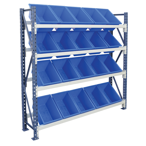 Access Plastic Bin Rack Initial Bay 1800x1800mm (WxH)