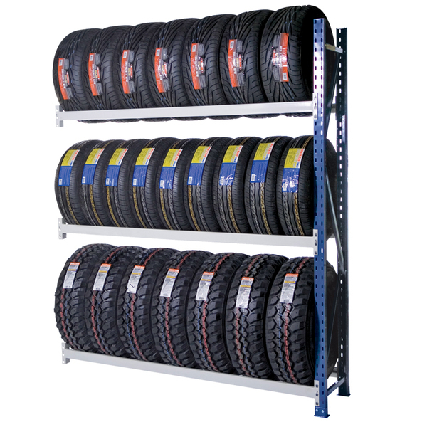 Tyre Shelving Set 1800x1800x450mm (HxWxD) -ADD ON BAY