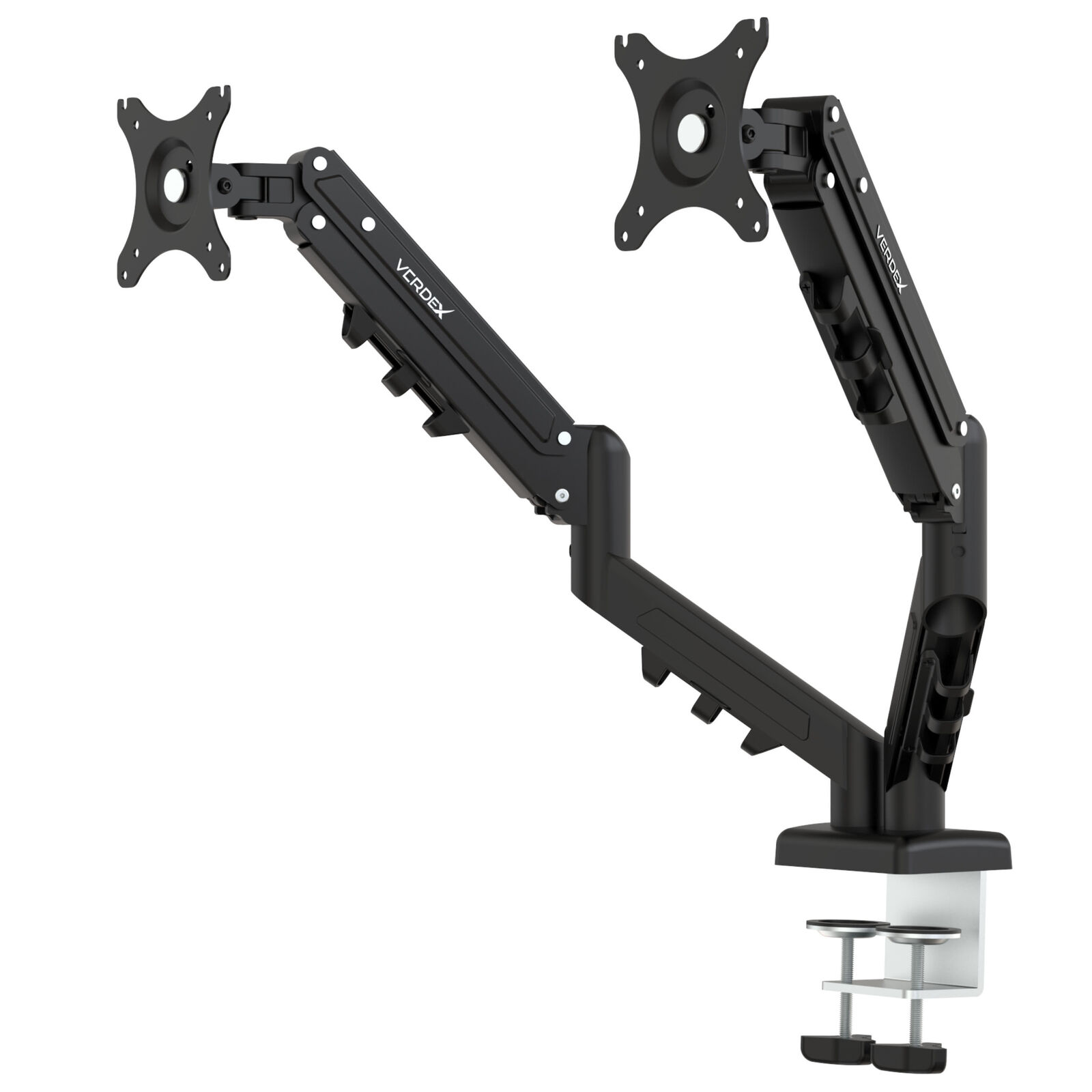 Gas Spring Double Monitor Arm